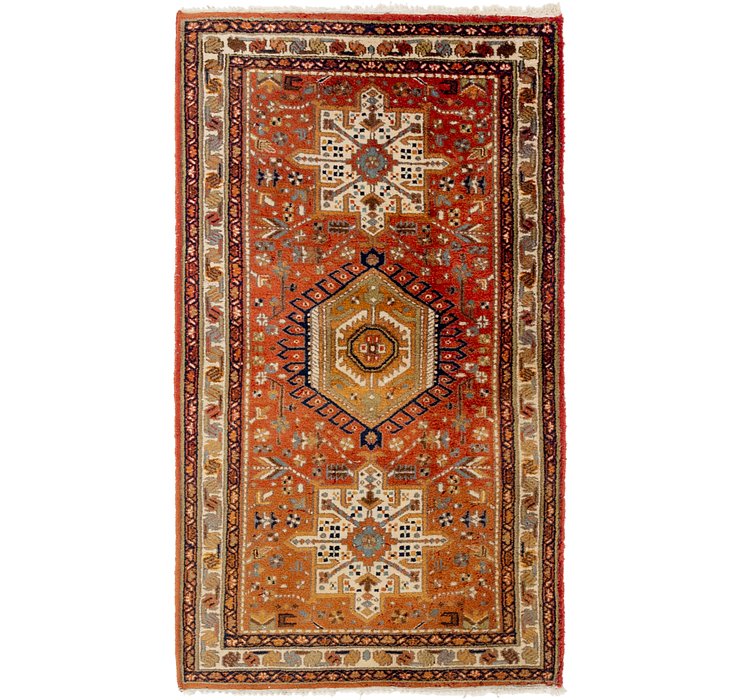 3' x 5' 4 Heriz Rug