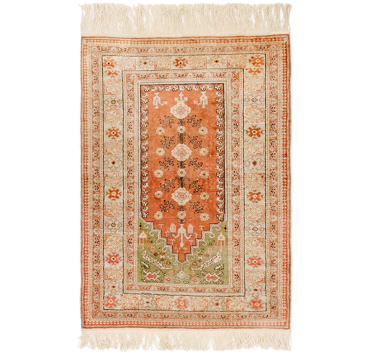 3' x 4' 3 Lahour Oriental Rug