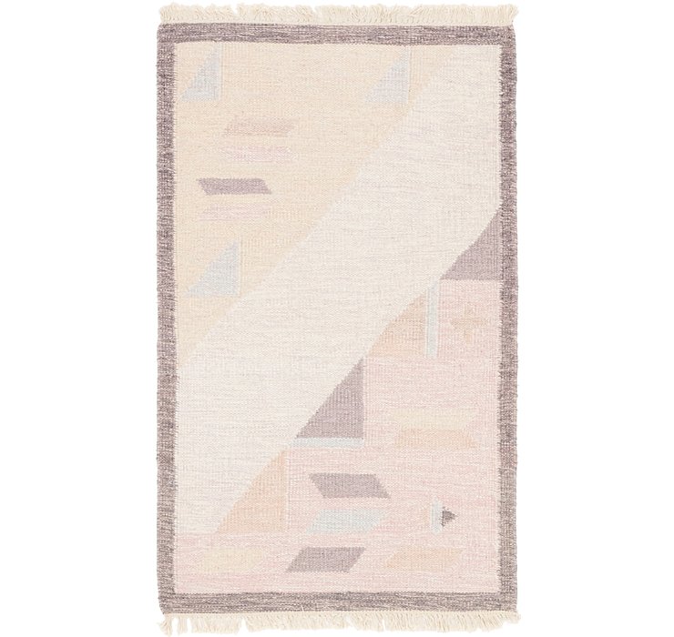 3' 2 x 5' 5 Kilim Dhurrie Rug