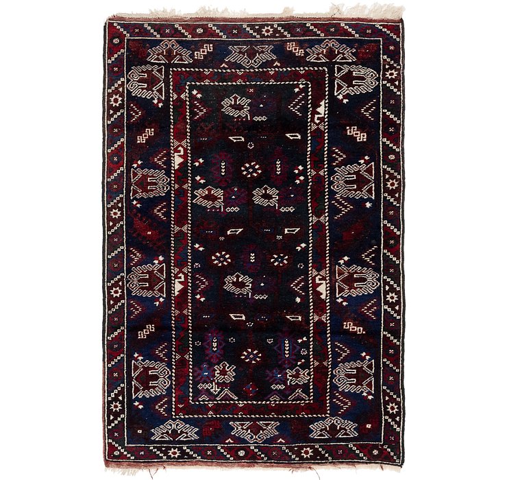 4' x 6' Balouch Persian Rug