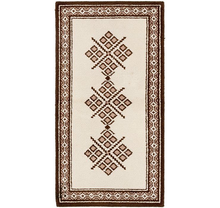3' 2 x 6' 2 Moroccan Runner Rug