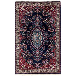 97cm x 152cm Kashan Oriental Rug