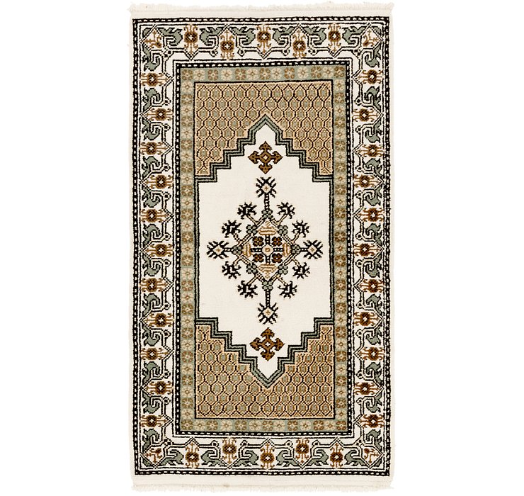 3' x 5' 2 Moroccan Rug