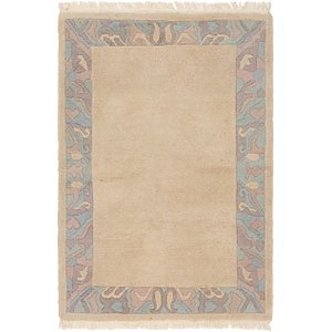 HandKnotted 4' x 5' 8 Nepal Rug