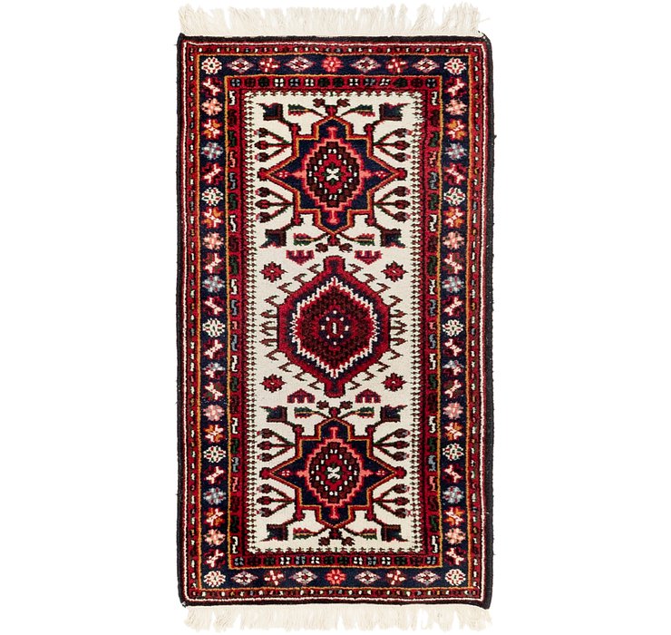 2' x 4' Hamedan Runner Rug