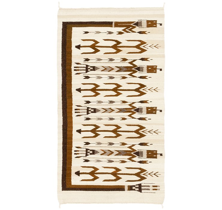 2' 7 x 5' Kilim Fars Rug
