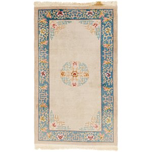 4' 2 x 7' 4 Antique Finish Rug