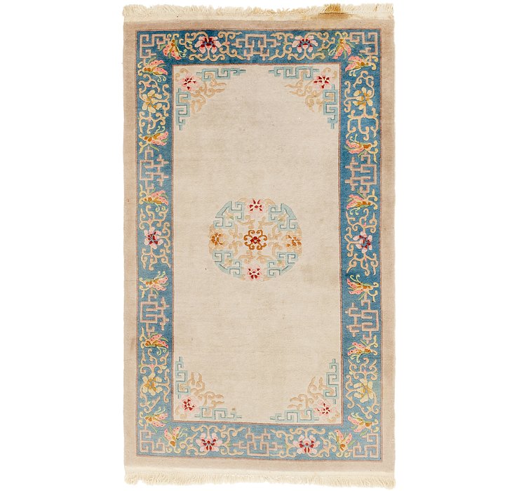 4' 2 x 7' 4 Antique Finish Rug