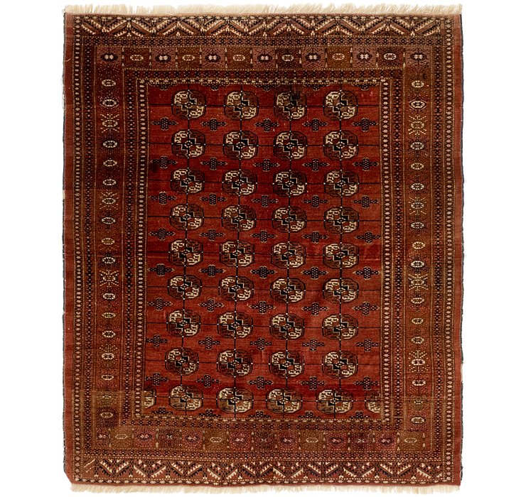 4' 7 x 5' 7 Bukhara Oriental Rug