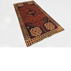 4' x 8' 2 Ghashghaei Persian Runn...