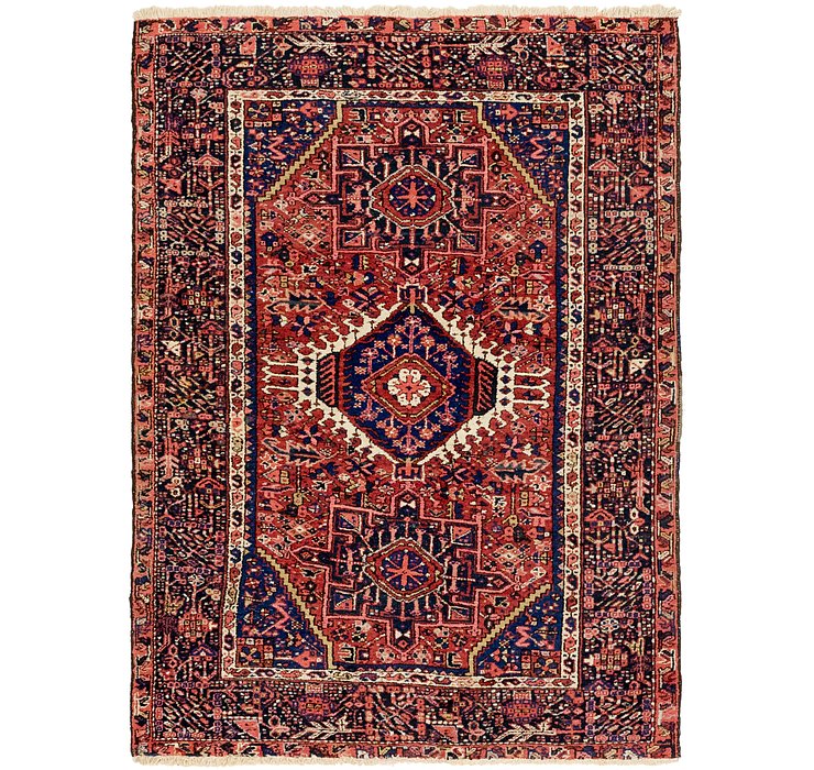 4' 10 x 6' 5 Gharajeh Persian Rug
