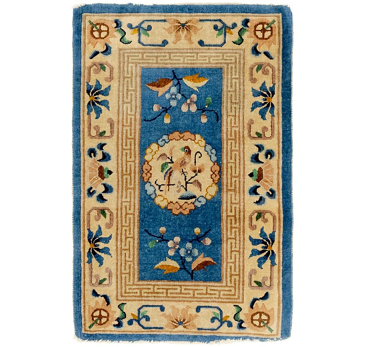 2' 6 x 4' Antique Finish Rug