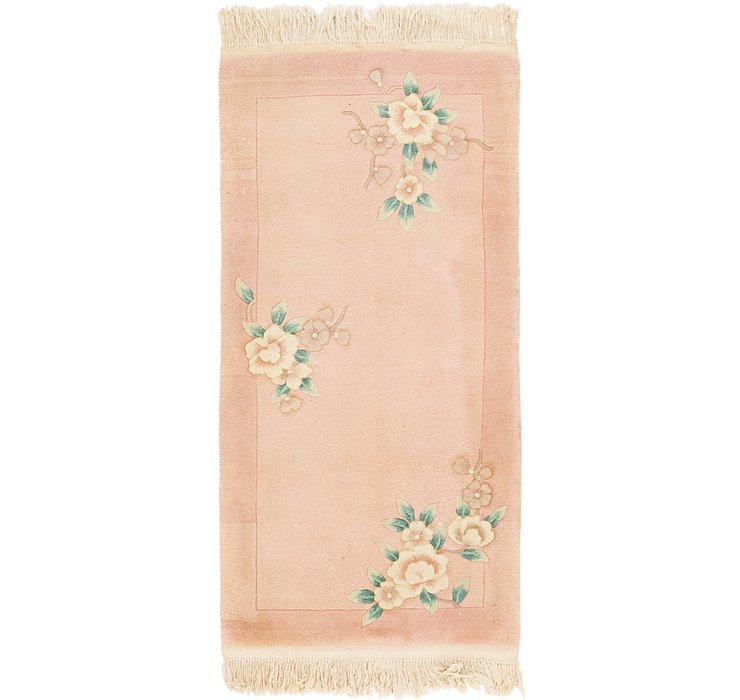 HandKnotted 2' 4 x 4' 8 Antique Finish Rug