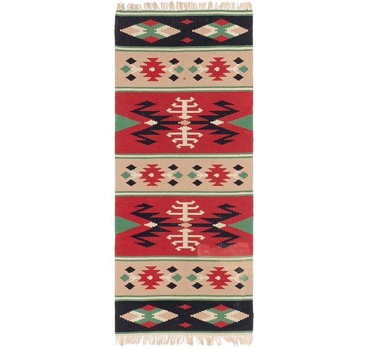 2' 3 x 5' 10 Kilim Dhurrie Rug