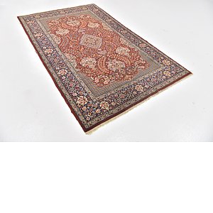4' 8 x 7' 4 Kashan Oriental Rug
