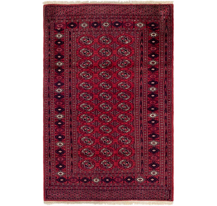 4' 2 x 6' 3 Bokhara Oriental Rug
