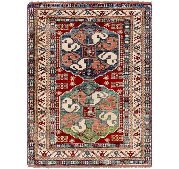 152cm x 205cm Kazak Oriental Rug