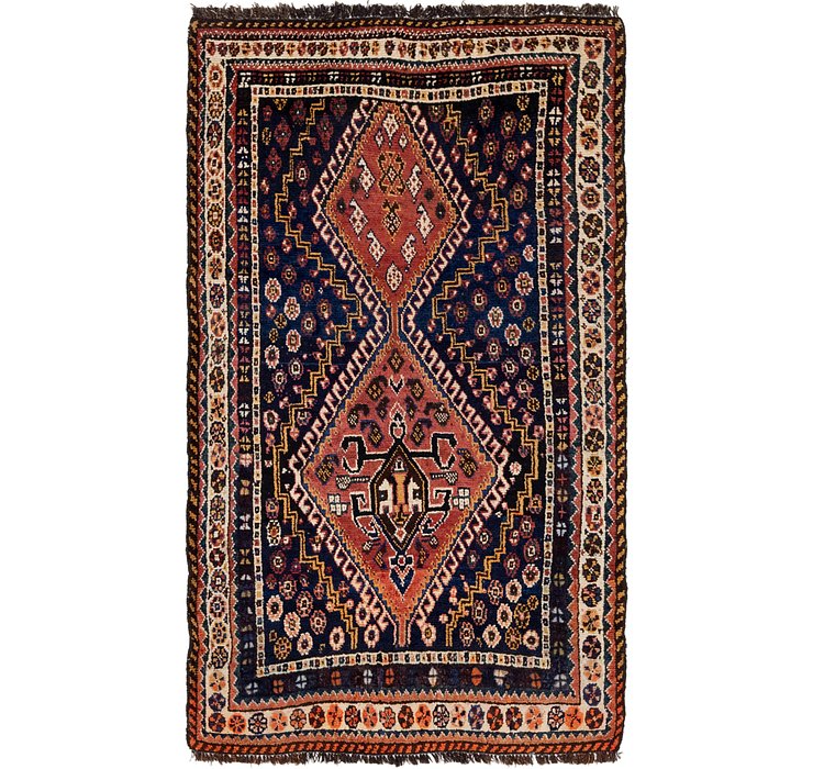 3' 8 x 6' 2 Ghashghaei Persian Rug