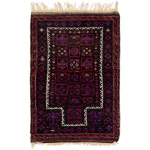 2' 7 x 4' 2 Balouch Persian Rug