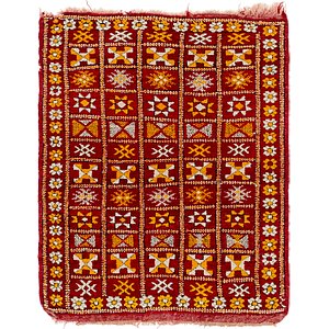 HandKnotted 3' x 4' Moroccan Rug