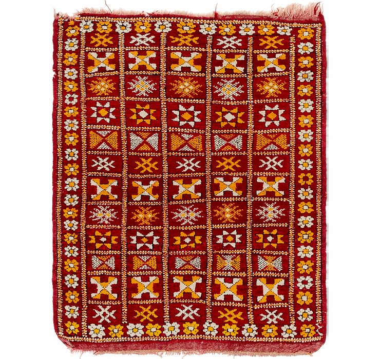 HandKnotted 3' x 4' Moroccan Rug