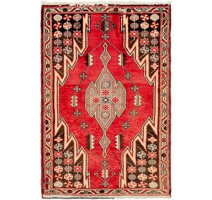 2' 9 x 4' Mazlaghan Persian Rug