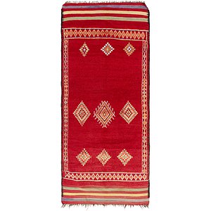 HandKnotted 5' 9 x 13' 9 Moroccan Runner Rug