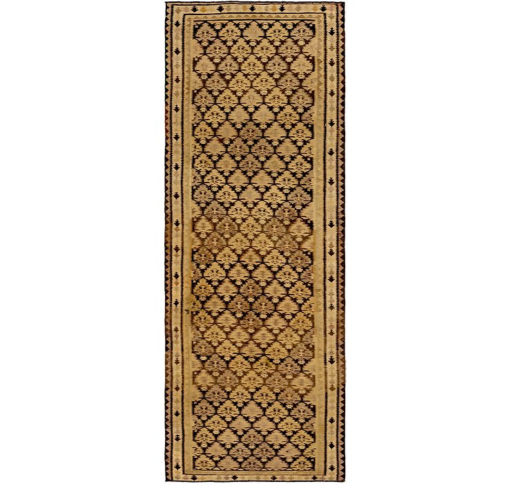 3' 5 x 9' 9 Kilim Fars Runner Rug