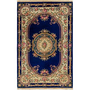 6' 6 x 10' Carved Pekin Rug