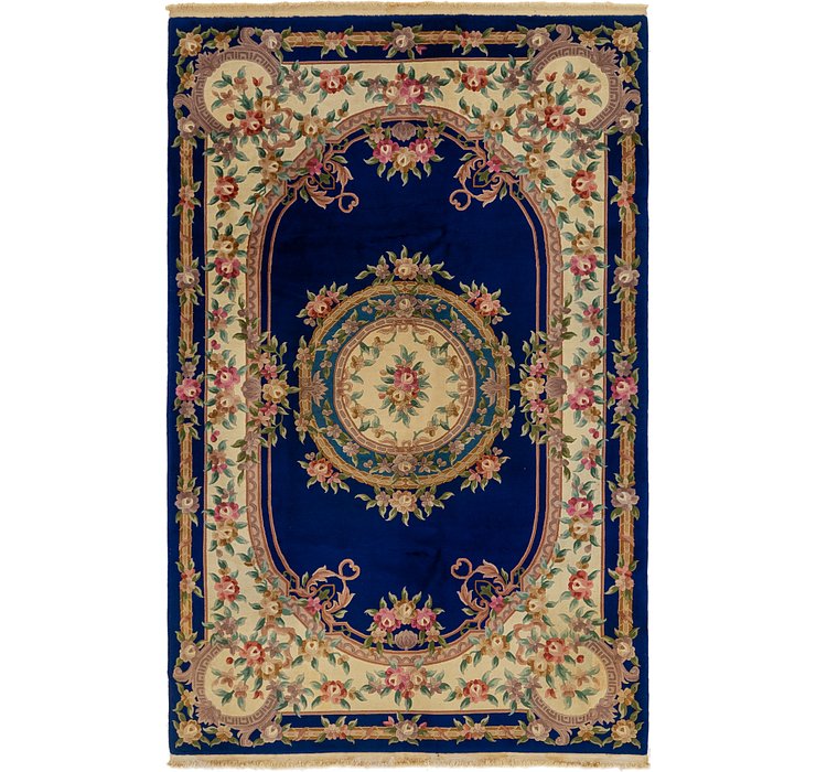 6' 6 x 10' Carved Pekin Rug
