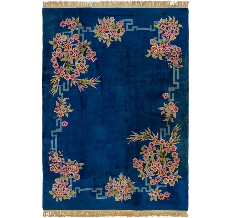 7' 6 x 10' 7 Carved Pekin Rug