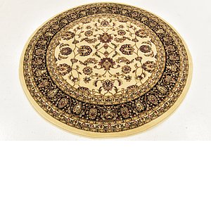 Unique Loom 5' 3 x 5' 3 Kashan Design Rug