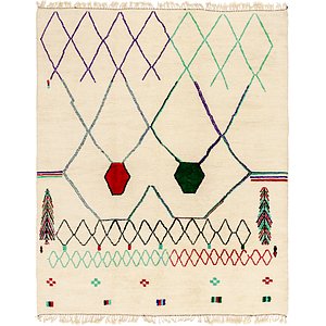 10' x 13' 5 Moroccan Rug