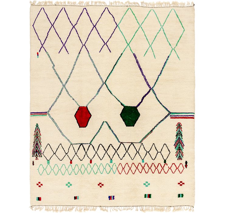 10' x 13' 5 Moroccan Rug