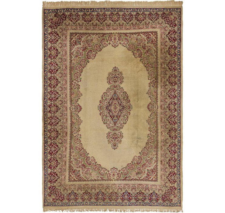 8' x 11' 10 Kerman Persian Rug