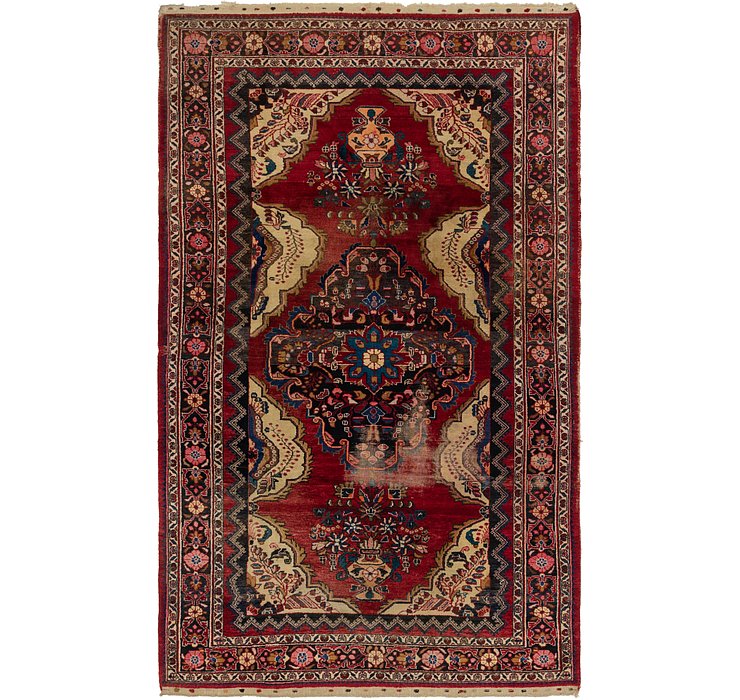 6' 9 x 11' 3 Hamedan Persian Rug