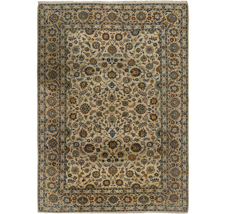 9' x 12' 2 Kashan Persian Rug