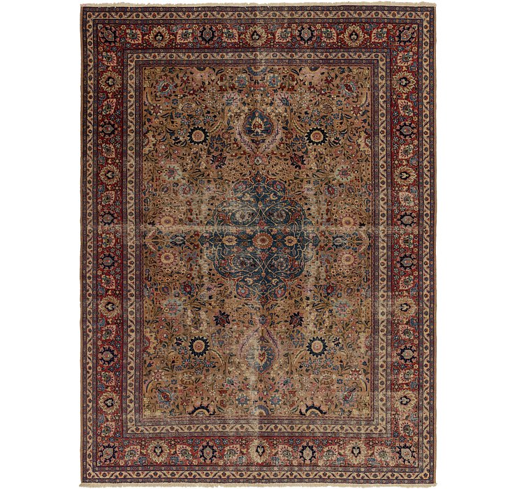 9' 4 x 12' 10 Yazd Persian Rug