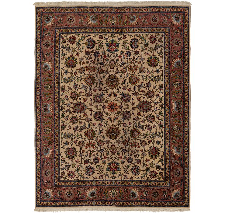 9' 10 x 13' 2 Tabriz Persian Rug