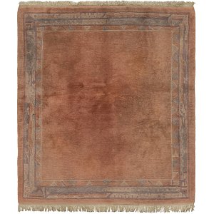 HandKnotted 6' x 6' 8 Nepal Square Rug