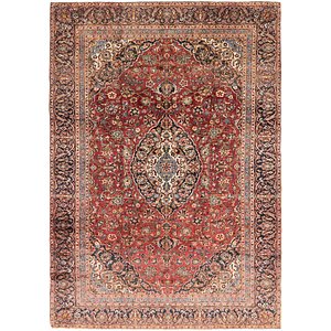 9' x 12' 5 Kashan Persian Rug
