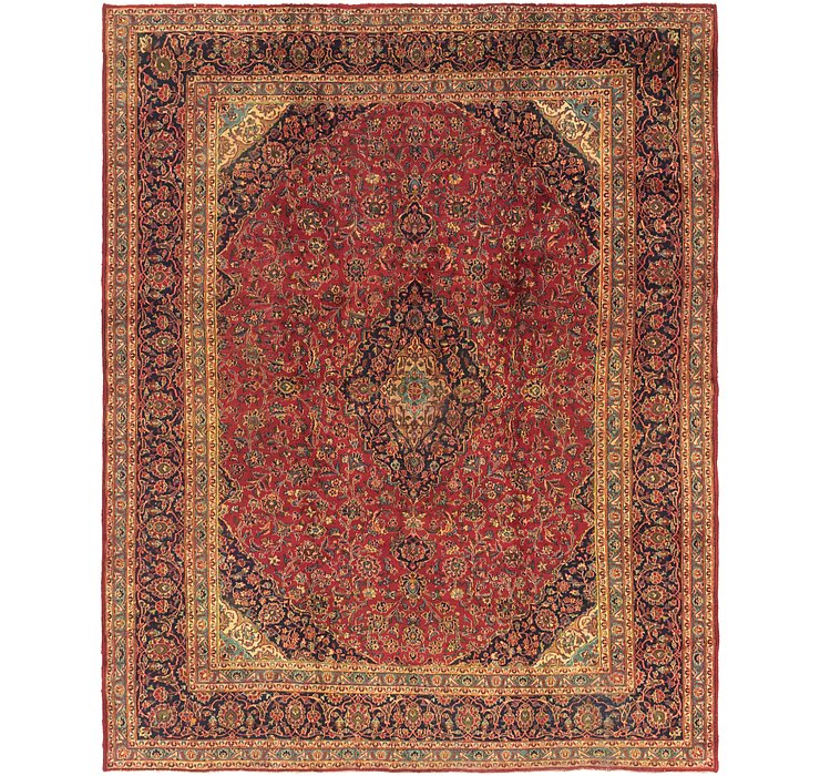 9' 9 x 12' 3 Kashan Persian Rug
