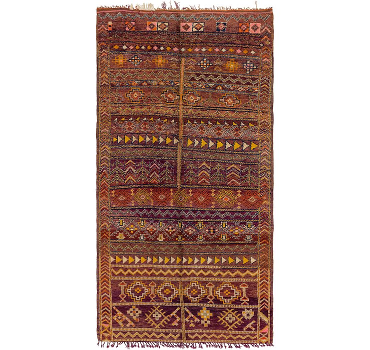 5' 10 x 12' Moroccan Runner Rug