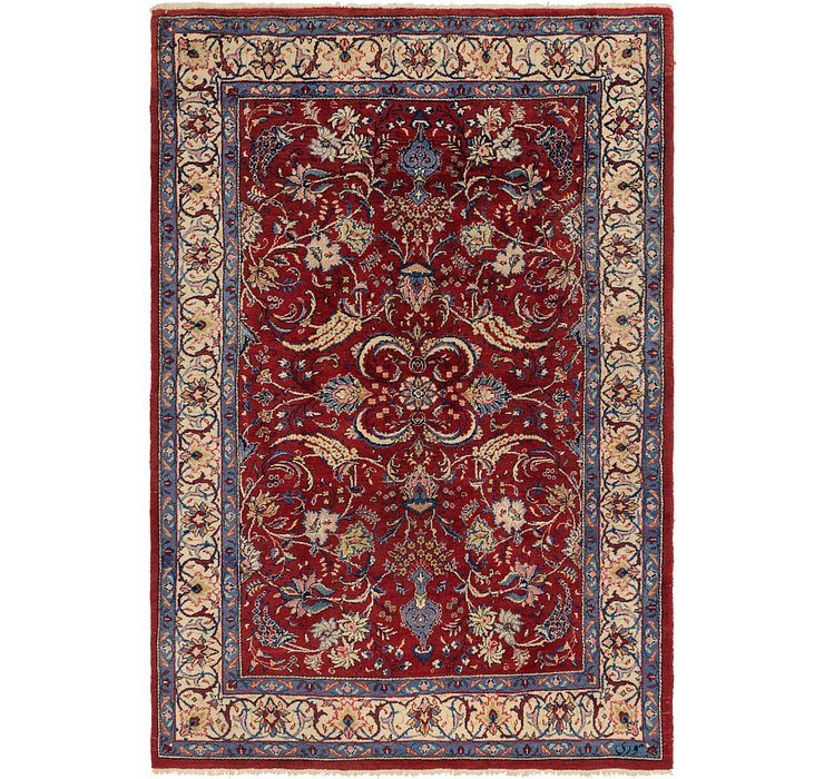 6' 9 x 10' 3 Sarough Persian Rug