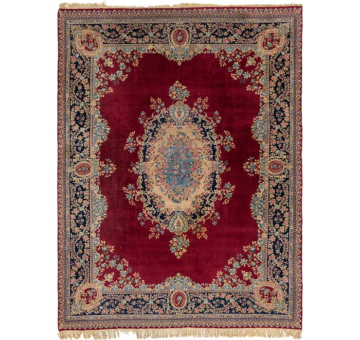 9' 10 x 13' 4 Kerman Persian Rug