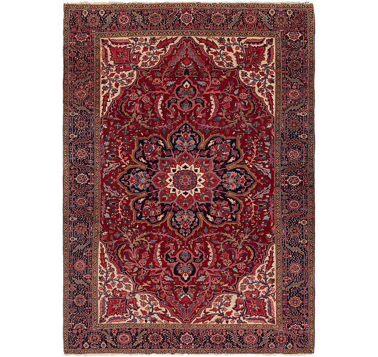 9' 2 x 13' Heriz Persian Rug