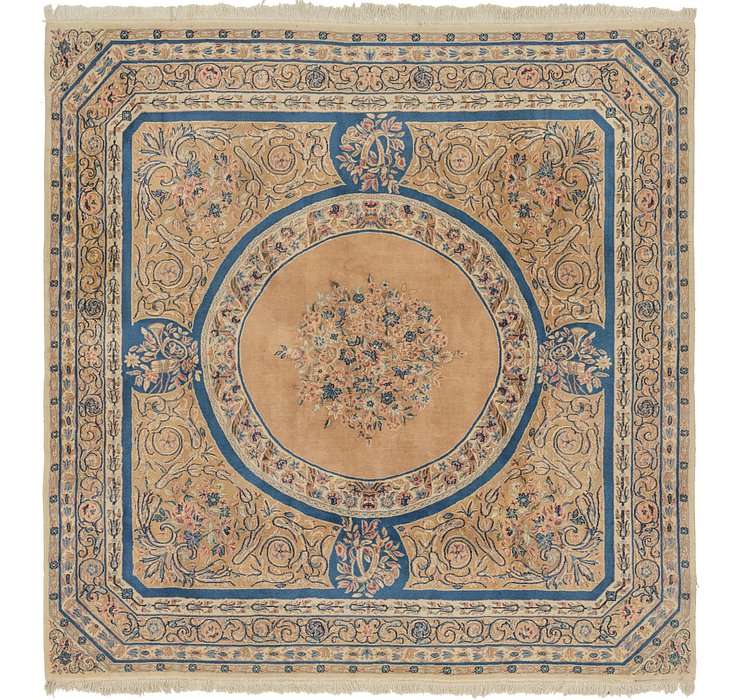 10' x 10' Kerman Persian Square Rug