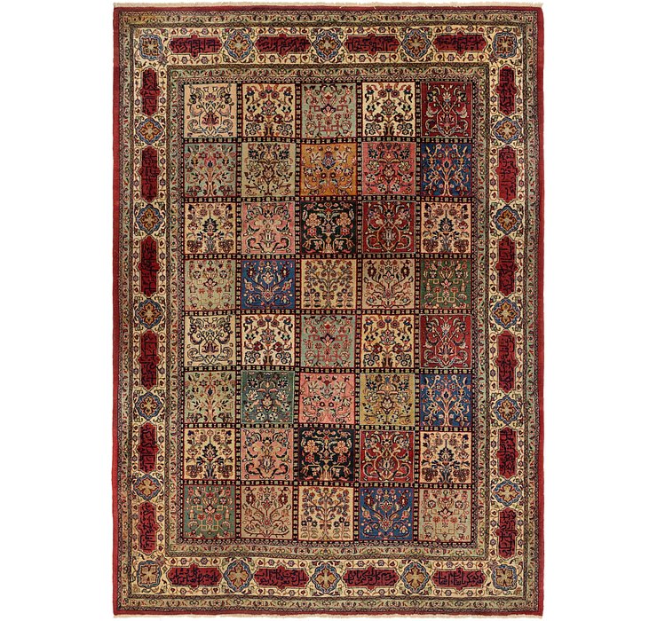 7' 2 x 10' 4 Sarough Persian Rug