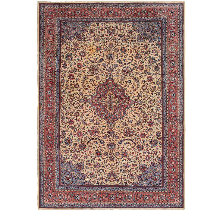 8' x 11' 8 Sarough Persian Rug