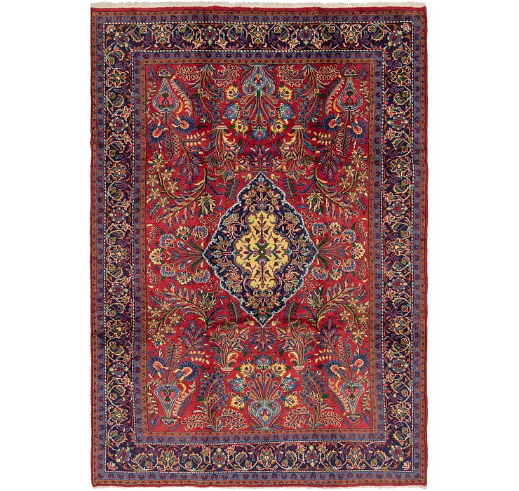 8' x 11' 8 Golpayegan Persian Rug